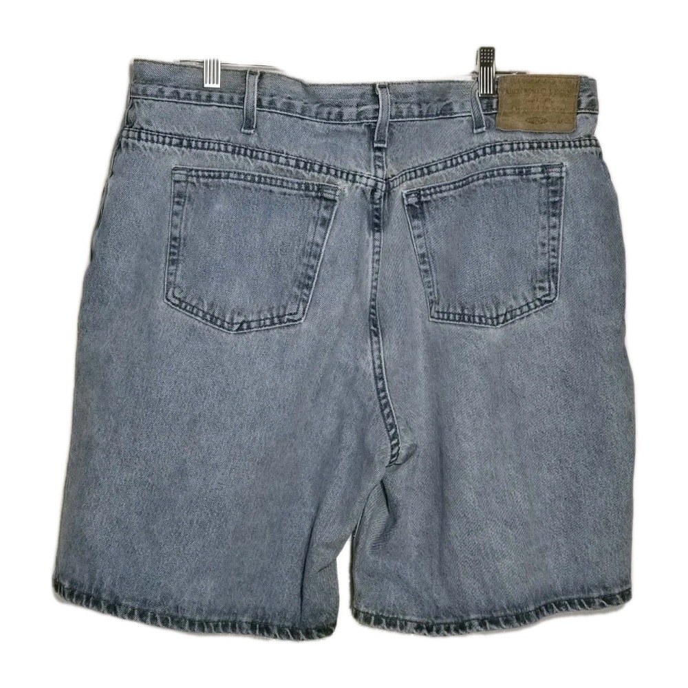 Abercrombie & Fitch Denim Shorts Sz 38β GUC Vintage Y2K Streetwear - Picture 2 of 5